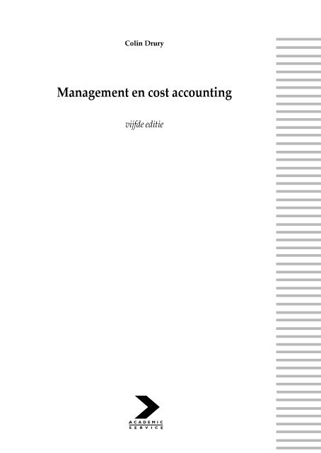 Management en cost accounting