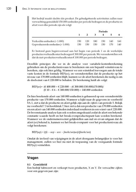 Management en cost accounting