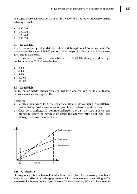 Management en cost accounting