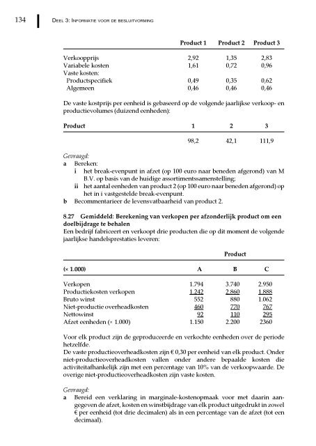 Management en cost accounting