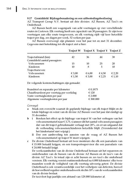 Management en cost accounting