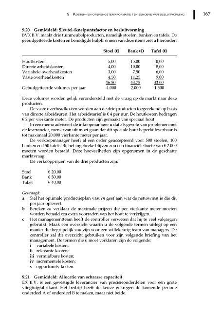 Management en cost accounting