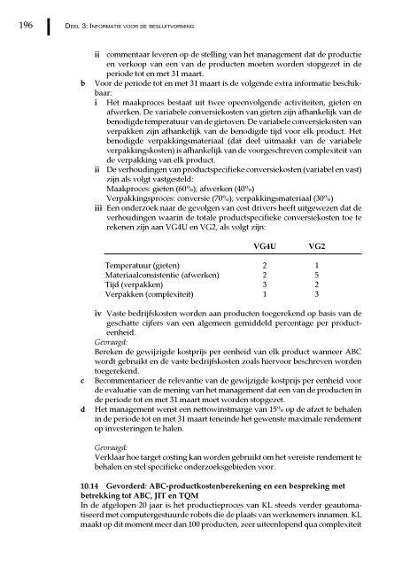 Management en cost accounting