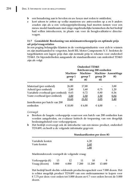 Management en cost accounting