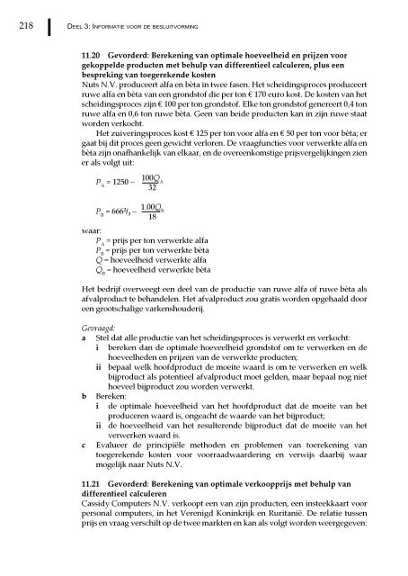 Management en cost accounting