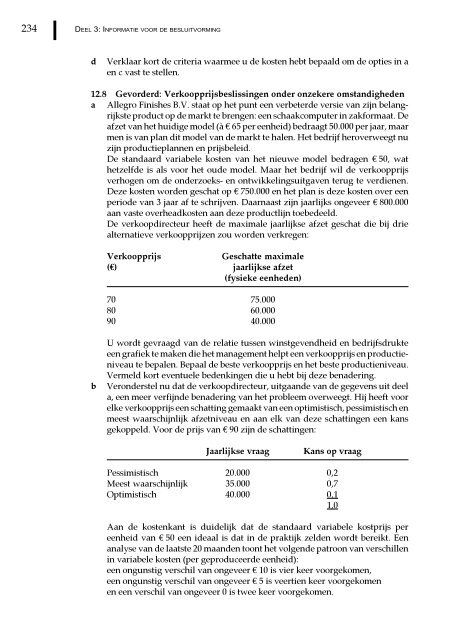 Management en cost accounting