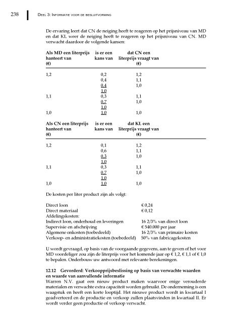 Management en cost accounting