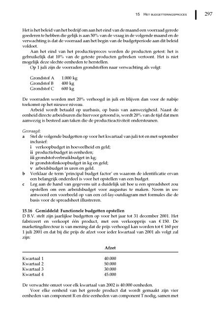 Management en cost accounting