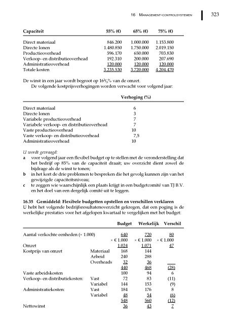 Management en cost accounting