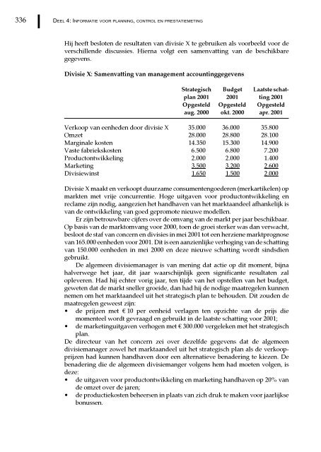 Management en cost accounting