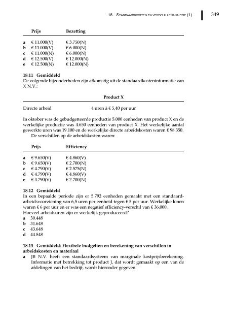 Management en cost accounting