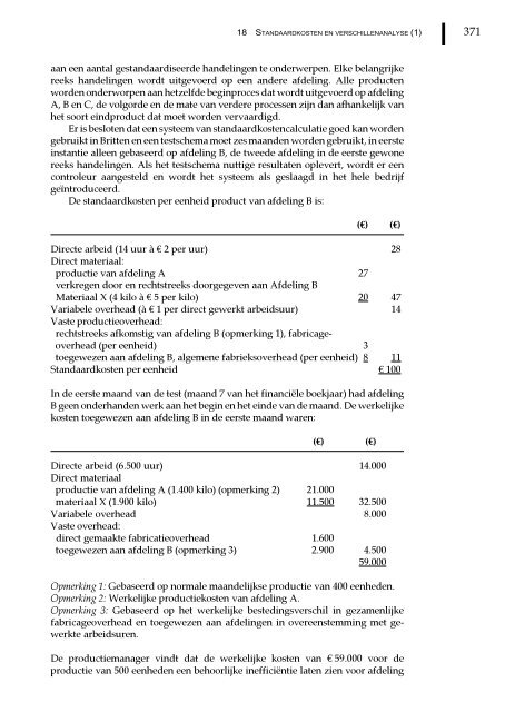 Management en cost accounting