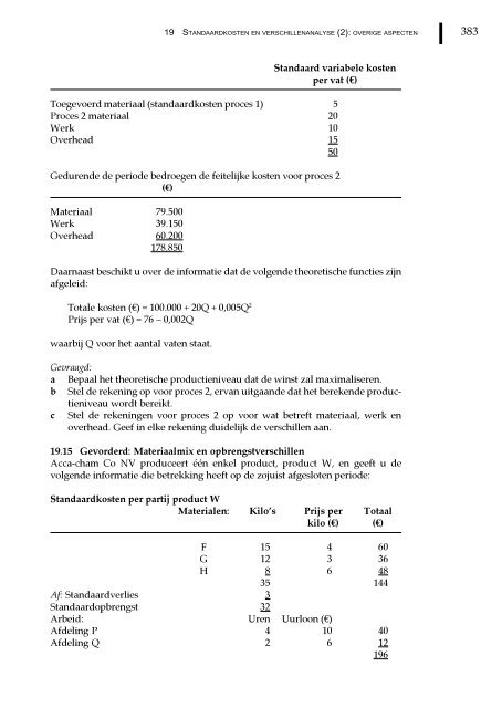 Management en cost accounting