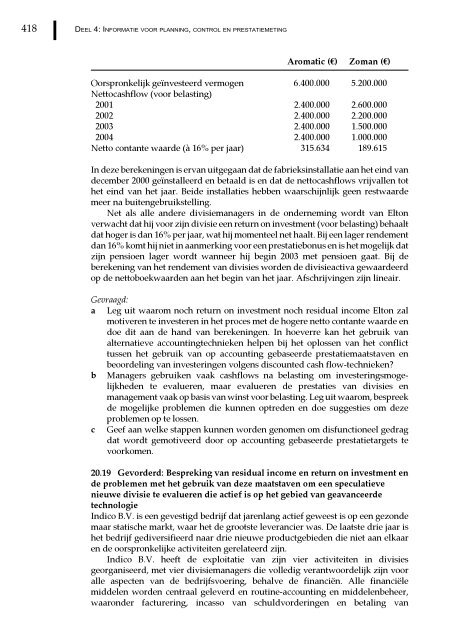 Management en cost accounting