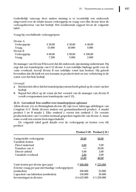 Management en cost accounting