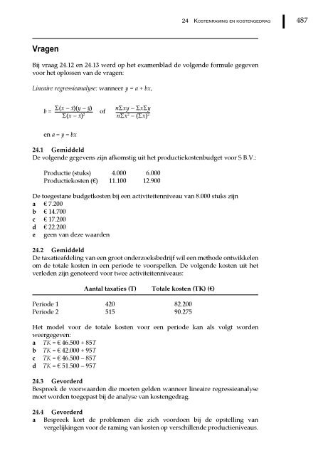 Management en cost accounting