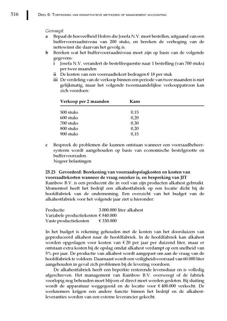 Management en cost accounting