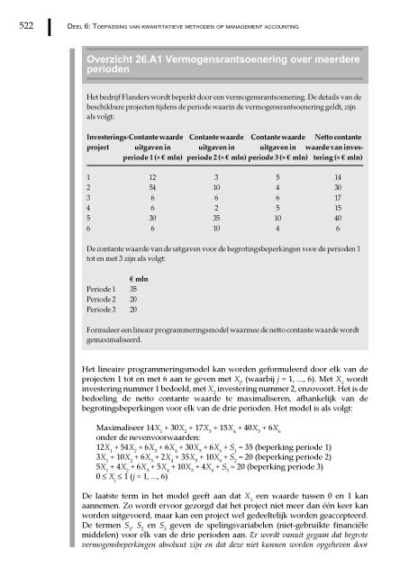 Management en cost accounting