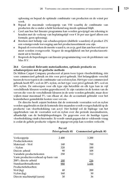 Management en cost accounting