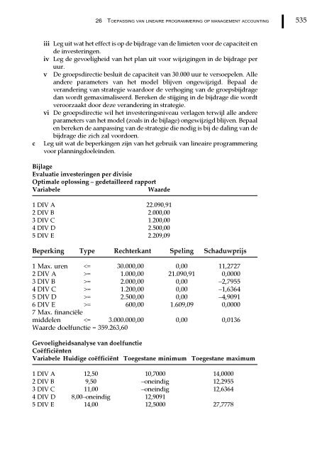 Management en cost accounting