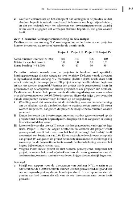 Management en cost accounting