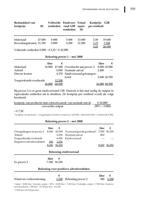 Management en cost accounting