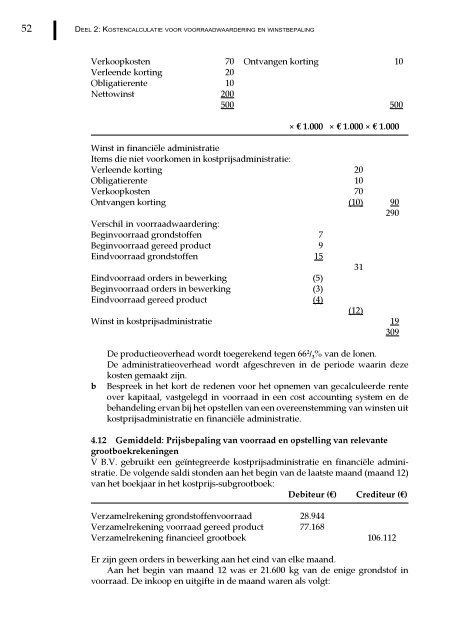 Management en cost accounting