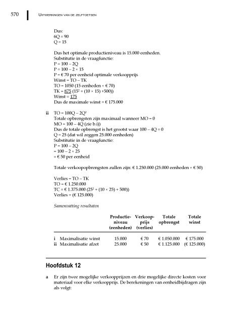 Management en cost accounting