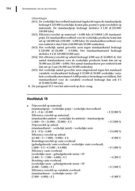 Management en cost accounting