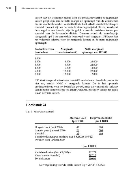 Management en cost accounting