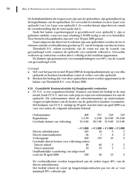 Management en cost accounting