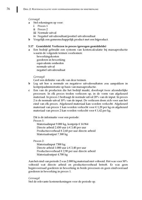 Management en cost accounting