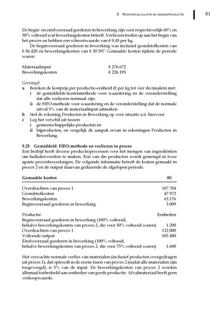 Management en cost accounting