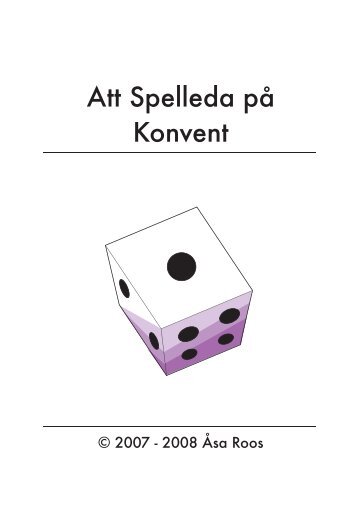 Att spelleda konventsscenarion - Discordia