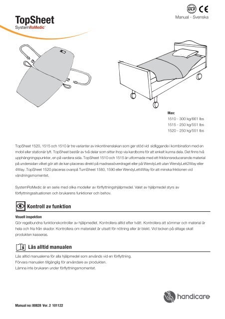 Manual - Handicare AB