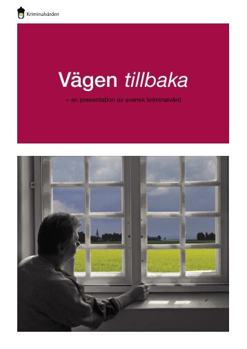 Vägen tillbaka.indd - Kriminalvården