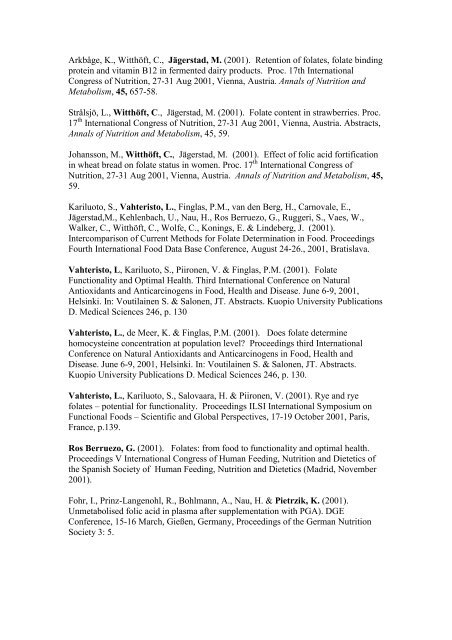 Scientific Publications Original Papers 2002 Wright, A.J.A., Finglas ...