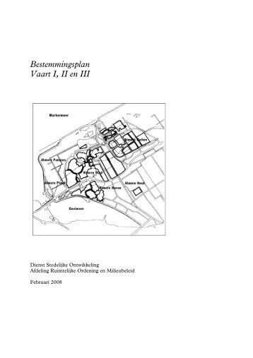 Bestemmingsplan Vaart I, II en III - Gemeente Almere