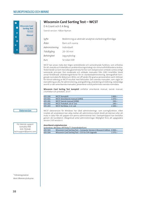 Produktkatalog - Hogrefe