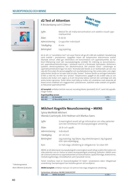 Produktkatalog - Hogrefe