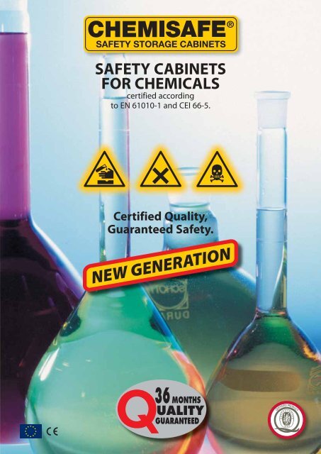 SAFETY CABINETS FOR CHEMICALS - CHEMISAFE