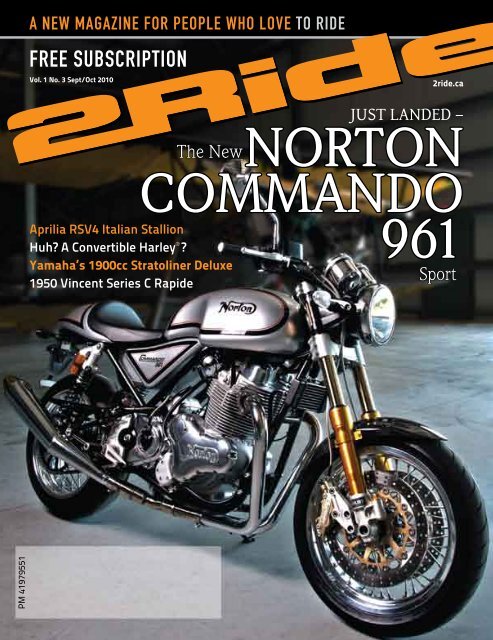 Norton confirms upcoming 961 Commando 