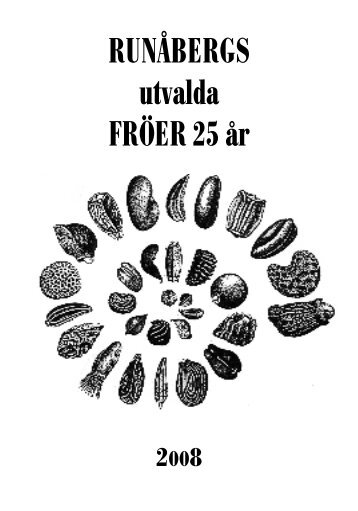 Katalog 2008 - Runåbergs fröer