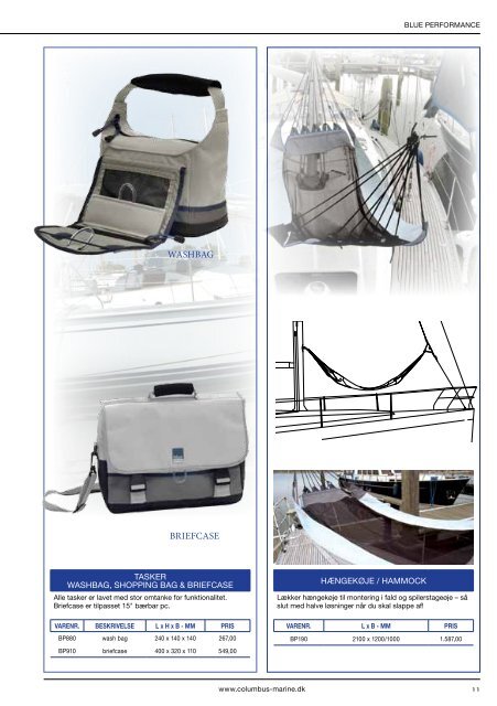 Blue Performance katalog/prisliste 2013 - Columbus Marine
