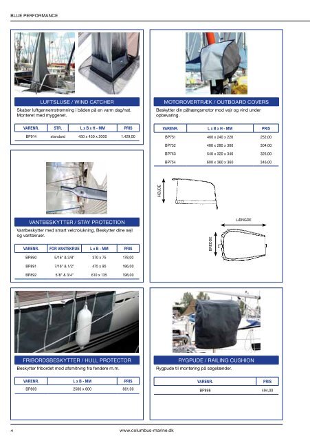 Blue Performance katalog/prisliste 2013 - Columbus Marine