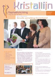 nieuws - Raphaëlstichting