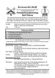 Februari (43 Kb) - Ecclesia Dei Delft