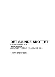 Det sjunde skottet som pdf fil - thore soneson media