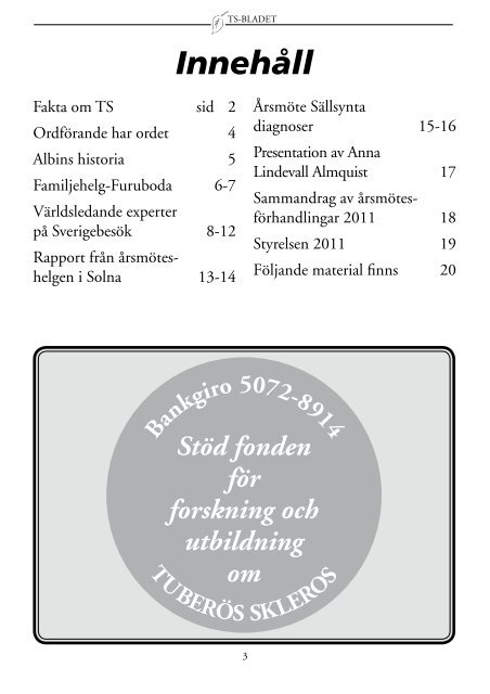 Nr 2 • 2012 • Årgång 20 - TSC Sverige
