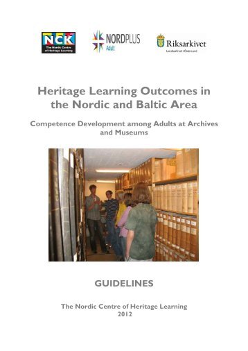 Heritage Learning Outcomes in the Nordic and Baltic Area - Nordiskt ...